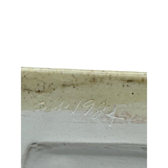 Vintage Byron Mold Ceramic Christmas Village 1984 Farmhouse - Picture 7 of 7